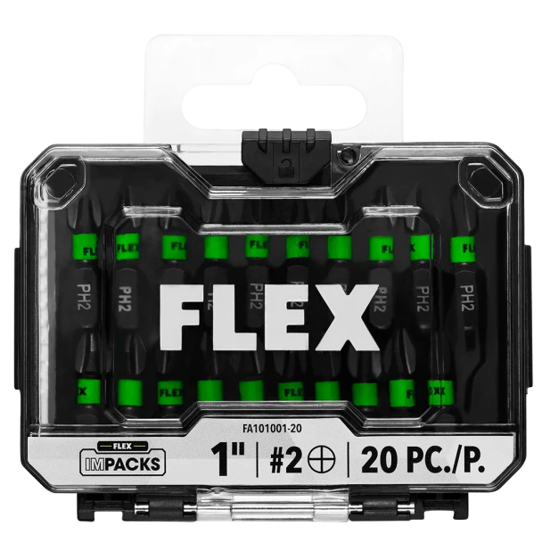 Flex 24v Compact Drill & Impact Driver Kit | Stack Pack and 2 Bit Sets