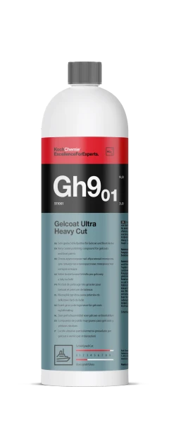 Koch Chemie Marine Gelcoat Ultra Heavy Cut Compound | Gh9 | 1 Liter | The Clean Garage