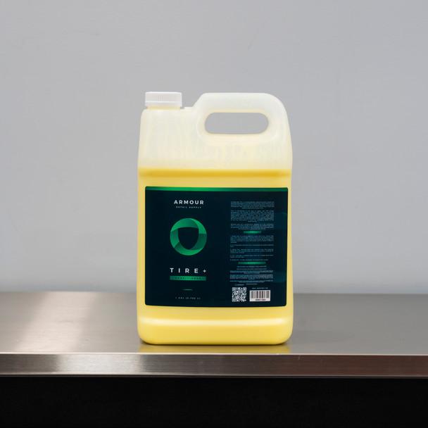 Armour Detail Supply Tire+ 1 Gallon | Water Based Tire Conditioner Dressing | The Clean Garage