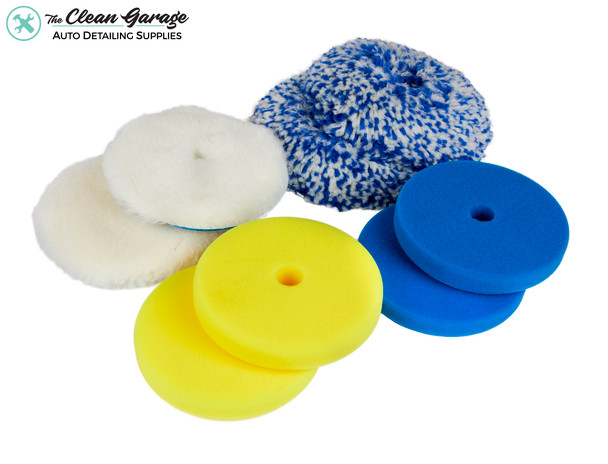 Rupes Rotary Pad Kit | 8 Polishing Pads for 5" Backing Plate Rotary