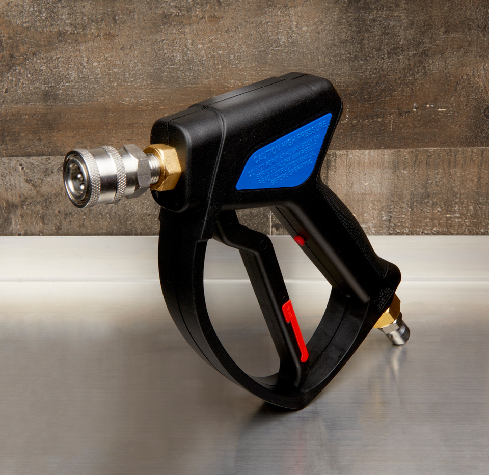 MTM SG28 Pressure Washer Short Gun Stainless Quick Connects Installed