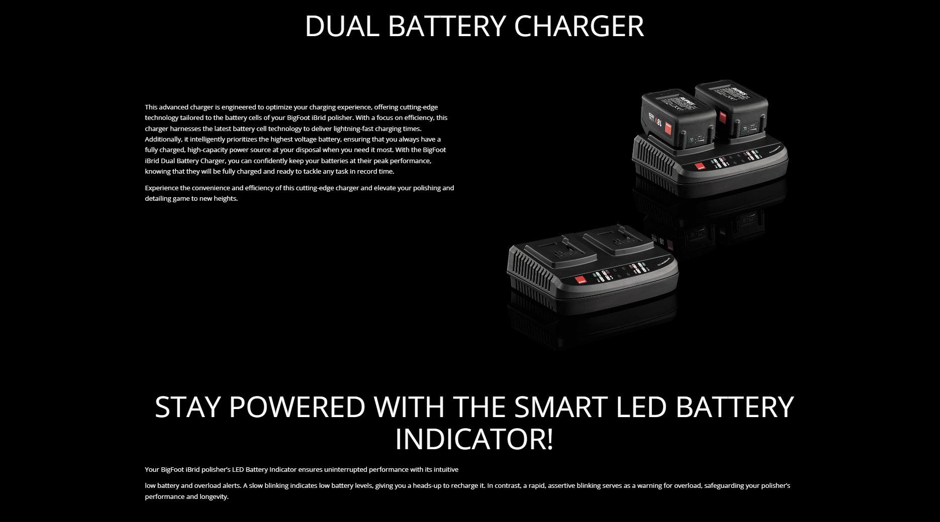 NEW* RUPES HLR15 Bigfoot iBrid Battery Powered Random Orbital Polisher -  ESOTERIC Car Care