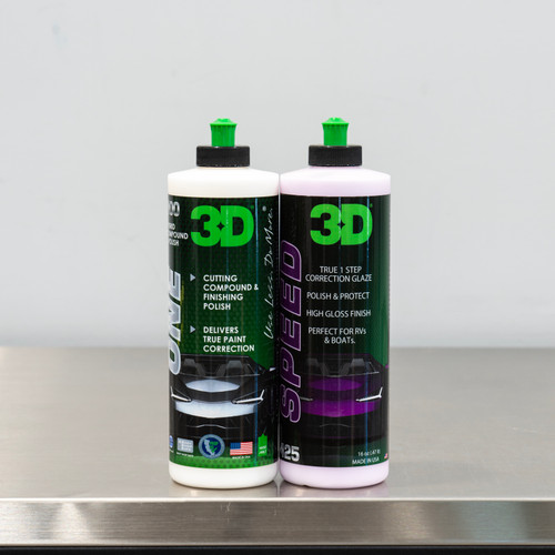 3D Speed & One 16oz Combo | One Step Polish and All In One Kit