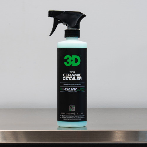 3D GLW Series SI02 Ceramic Detailer 16oz, Hydrophobic Detail Spray