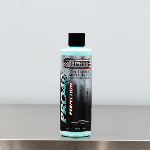 Zephyr Pro 40 Liquid Metal Polish 16oz | Clean Polish Protect