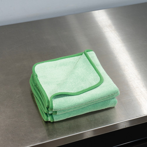 Korean Twist Microfiber Detailing Towels - Pack Of 3, 16x16 Inch, Lint-Free For Glass & Car