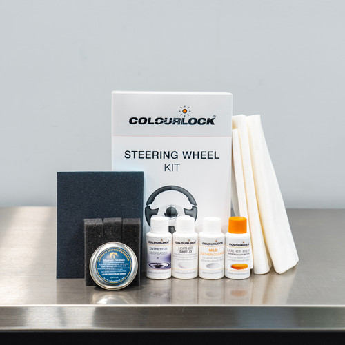 LEATHER EXPERT BLACK LEATHER STEERING WHEEL RESTORATION KIT - Foto 9