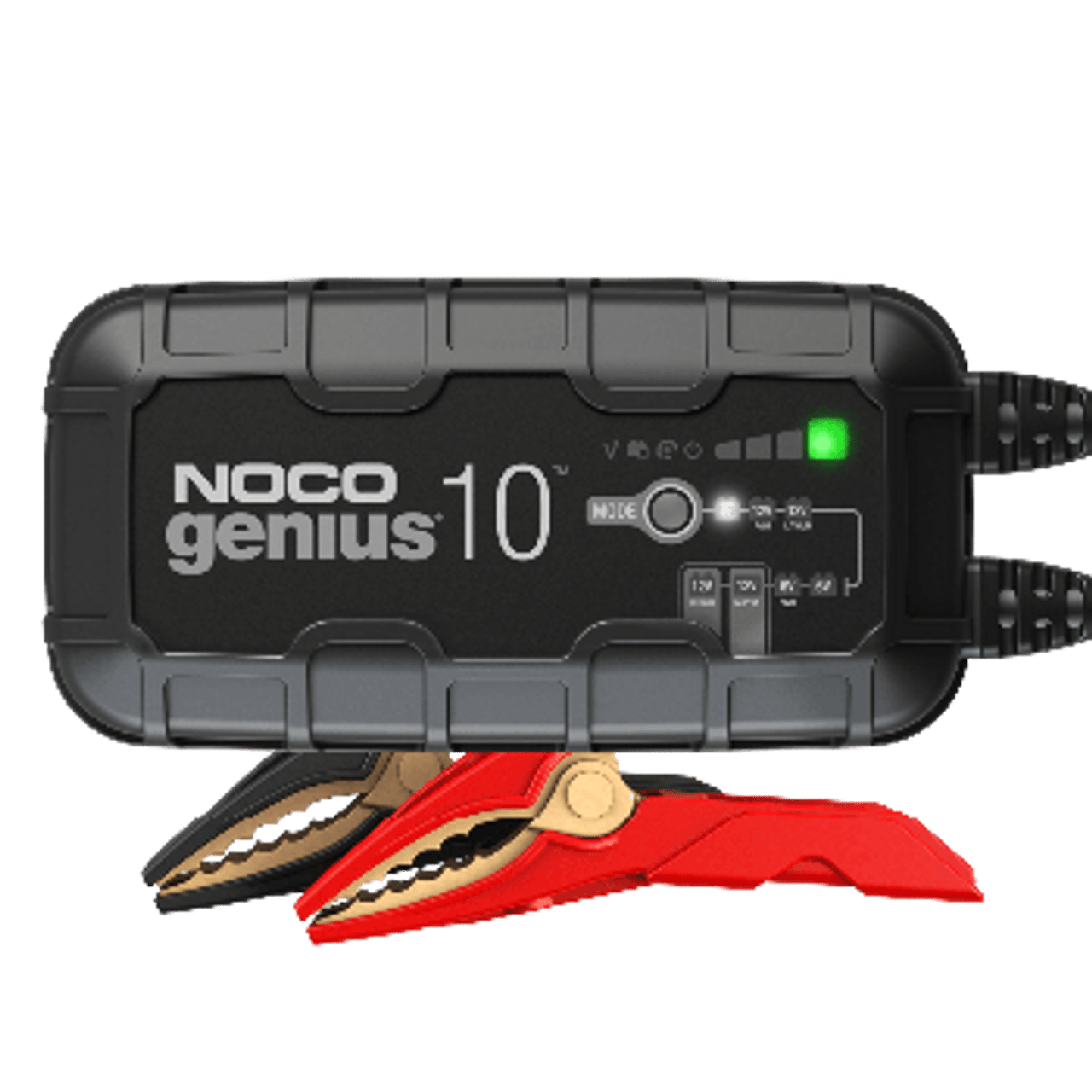  NOCO GENIUS1, 1A Smart Car Battery Charger, 6V and 12V  Automotive Charger, Battery Maintainer, Trickle Charger, Float Charger and  Desulfator for Motorcycle, ATV, Lithium and Deep Cycle Batteries :  Automotive