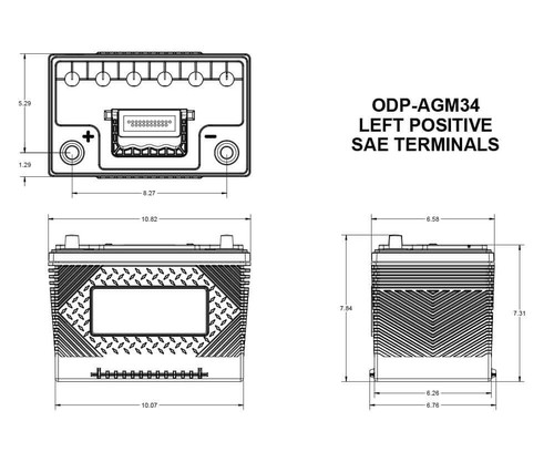 ODYSSEY ODP-AGM34 - Battery Outfitters Cloud