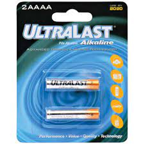 UltraLast Alkaline AAAA 2 Pack