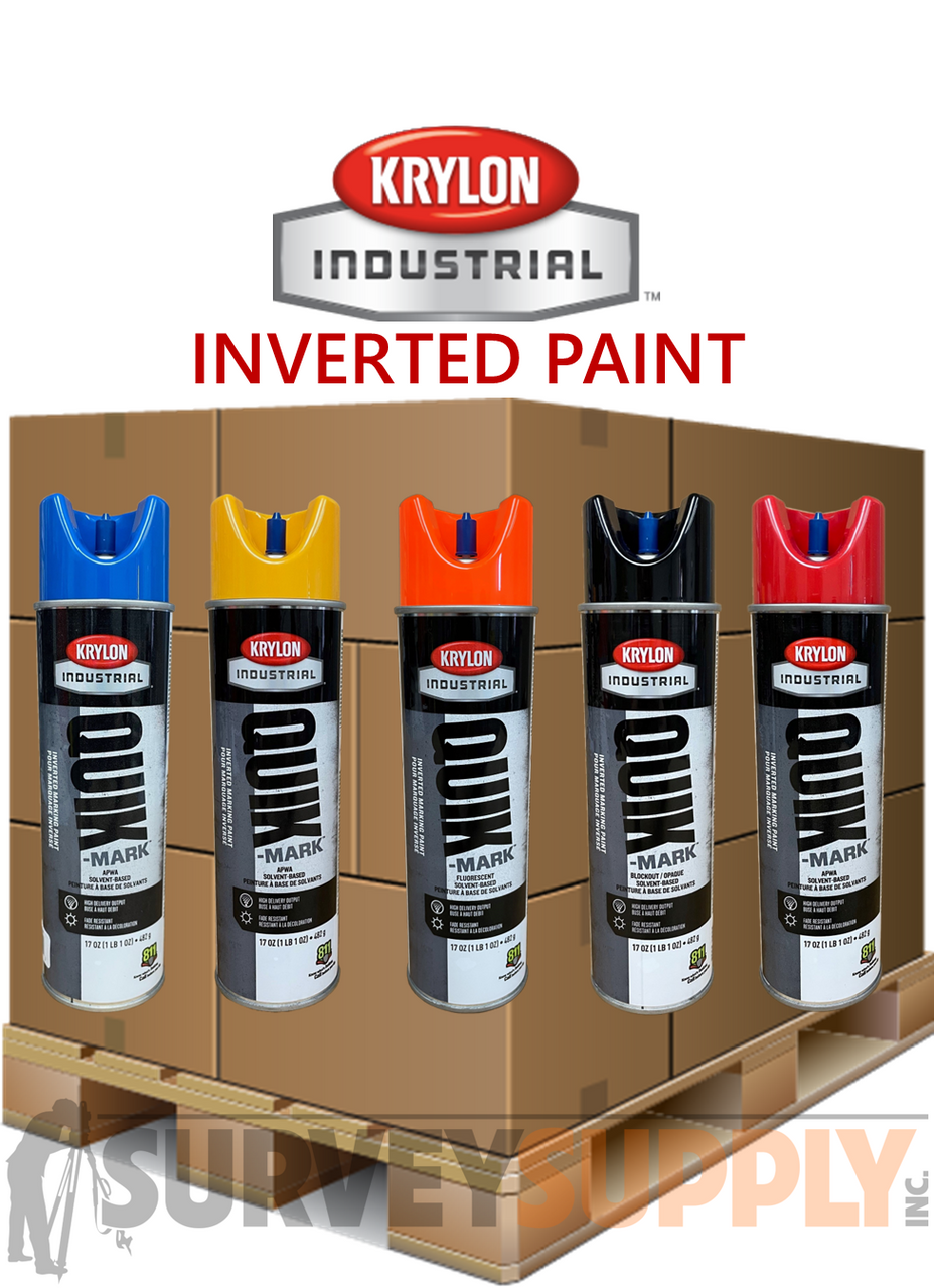 Krylon Quick-Mark Solvent Based Inverted Marking Paint - S03731