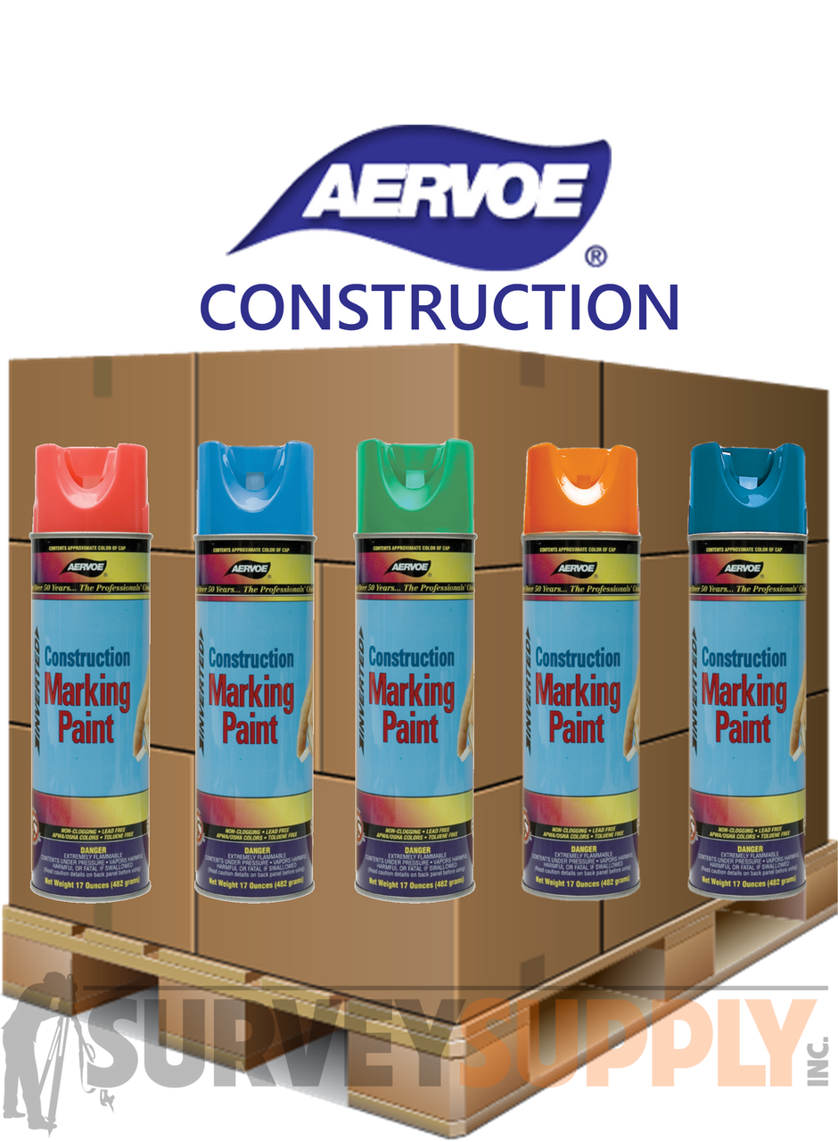 Aervoe Construction Marking Paint Pallet - Color: Mix & Match
