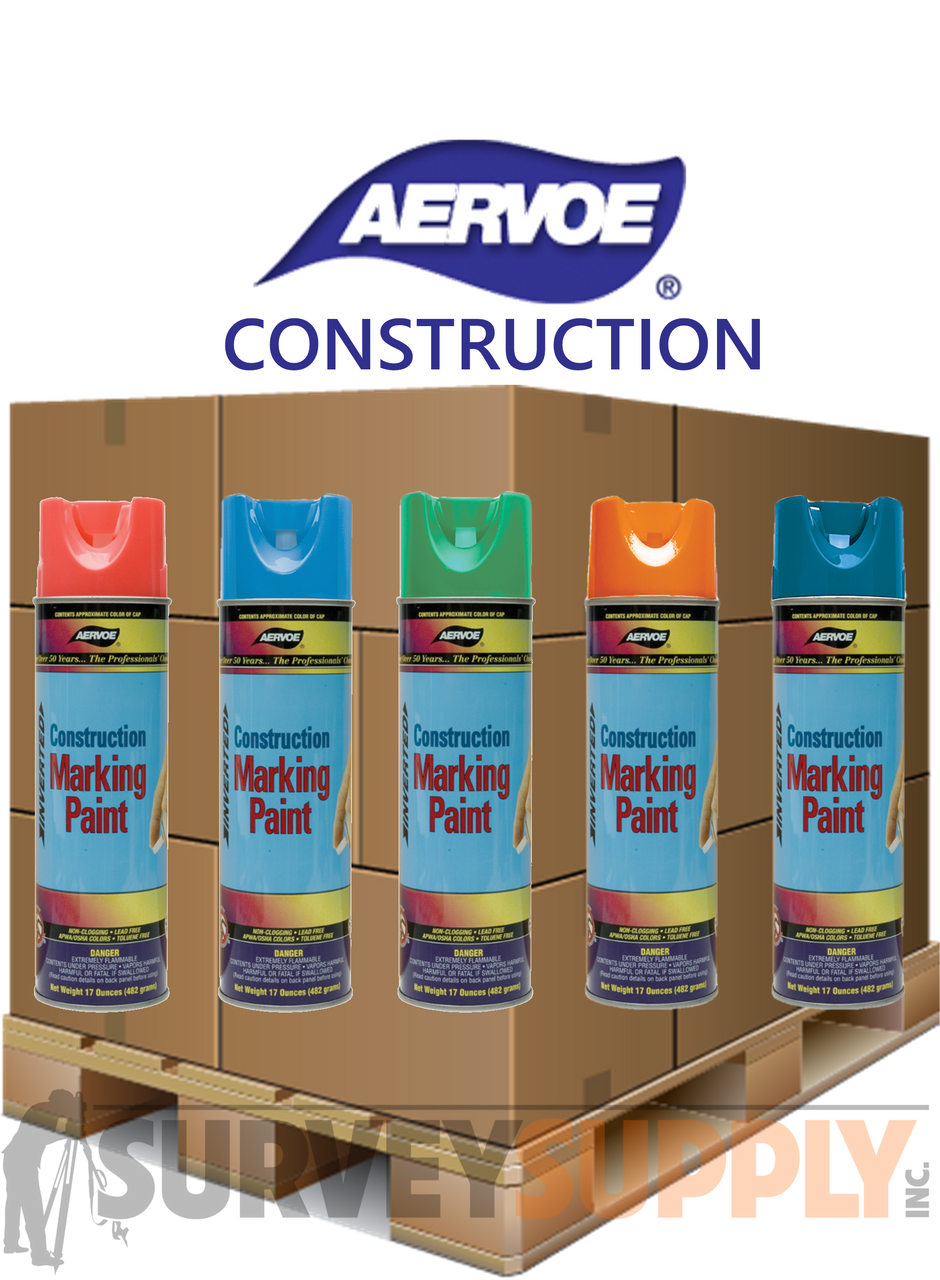 Aervoe Construction Marking Paint Pallet - Color: Mix & Match