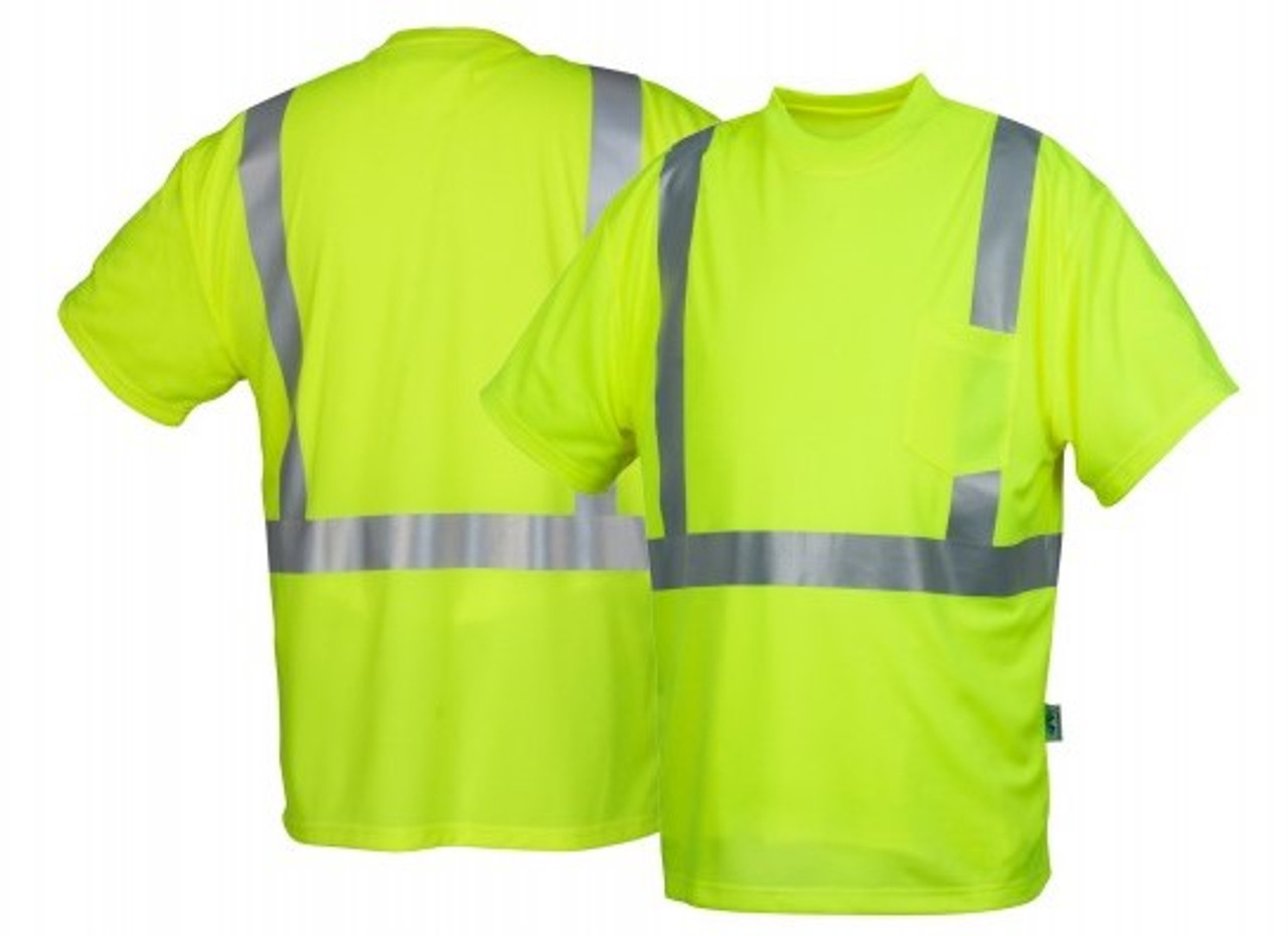 Pyramex RTSHS21 Series Hi-Viz Safety T-Shirts - Class 2 (box of 5)