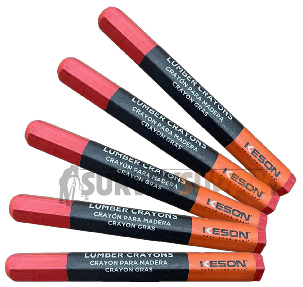 Red Lumber Crayon (3 Pack)