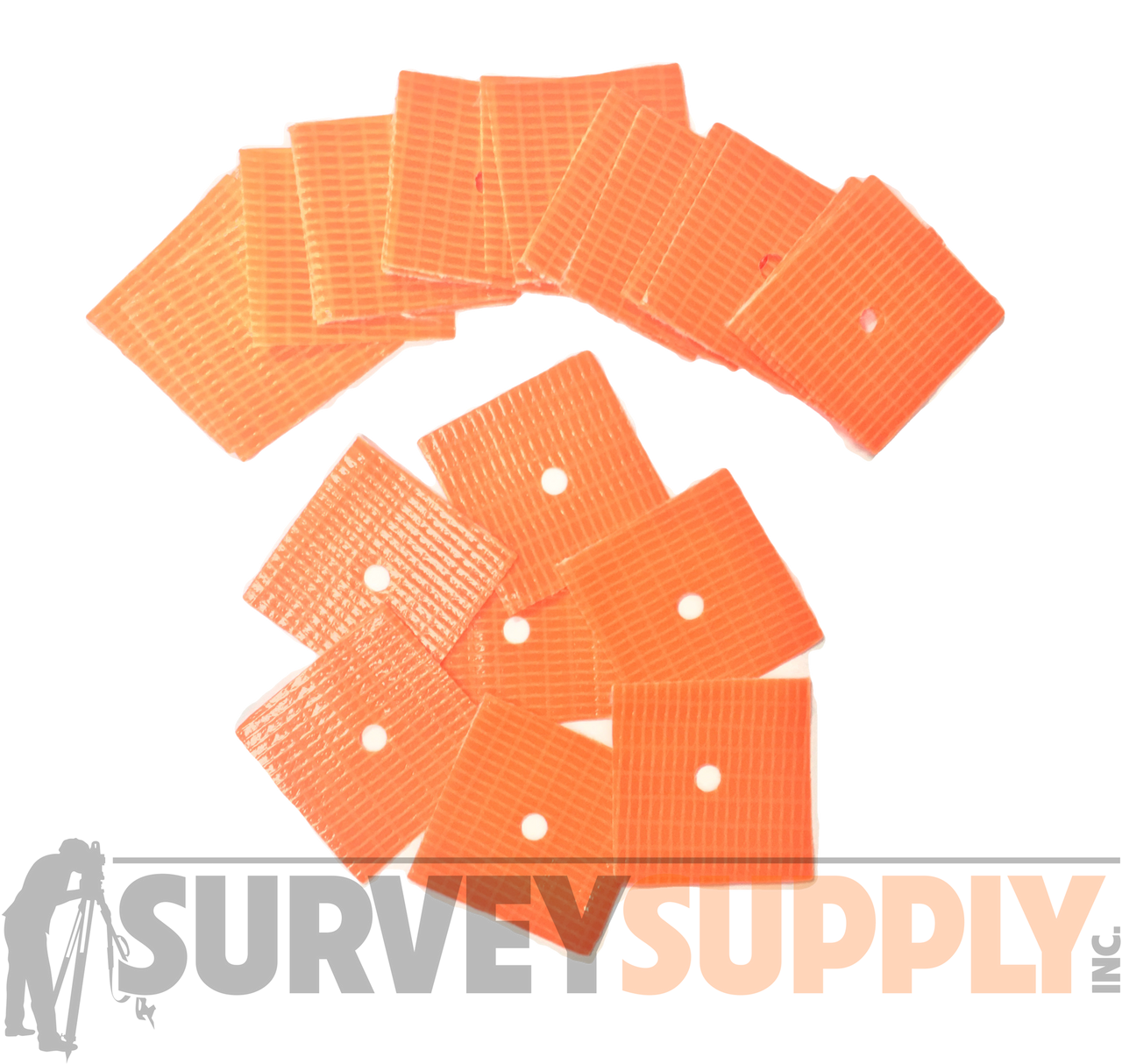 Orange Survey Nail Markers with 1/8" Hole Survey Supply, Inc.