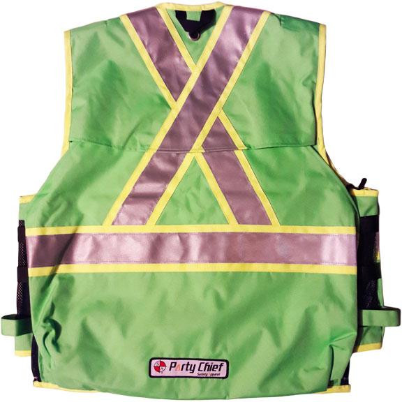 Party Chief Survey Vest Class 2 Safety Apparel Vest