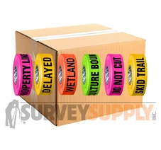 Printed Roll Flagging - MIX & MATCH (case of 12 boxes)