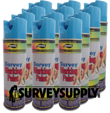 Aervoe Survey Marking Paint Case - BLUE (12 cans per case) (#203)