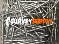 6" (60d/60 penny) Galvanized Spiral Shank Timber Ties w/ Waffle Head - 30 lb. box