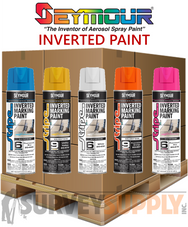 Seymour Inverted Marking Paint Pallet - MIX & MATCH COLORS (12 cans per case | 60 case minimum)