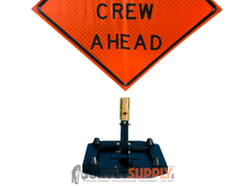 TrafFix Devices Zephyr Sign Stand w/ Recycled Rubber Base w/ Standard Latch Bracket *sign not included