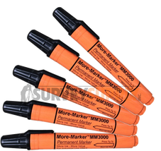 Nu-Mark MM3000 More-Marker Permanent Marker - BLACK (Box of 12)