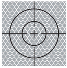 SitePro 70 mm Reflective Retro Targets - Stick On (Pack of 10)
