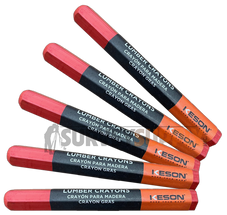 Keson Hard Lumber Crayons - RED (Box of 12)