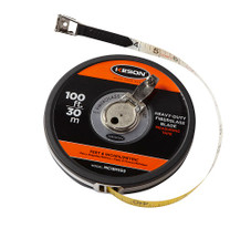 Keson 100' Long Tape | Standard Rewind (Closed-housing reel | Ultra-glass blade)