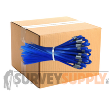 Presco 6" Marking Whiskers - BLUE (Case of 1000 | 40 bundles of 25)