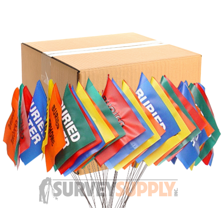 Custom Printed Marking Flags by the Case