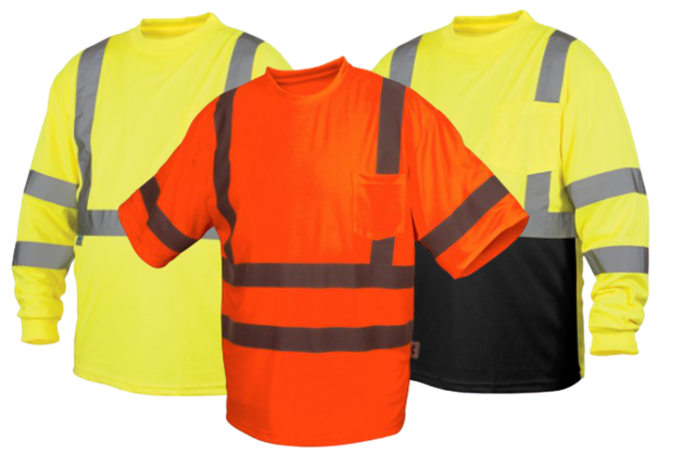 ANSI/ISEA Class 3 Safety T-Shirts
