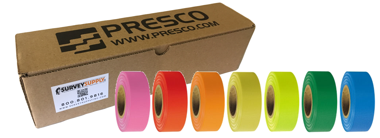 Presco Roll Flagging by the Box (12 rolls)
