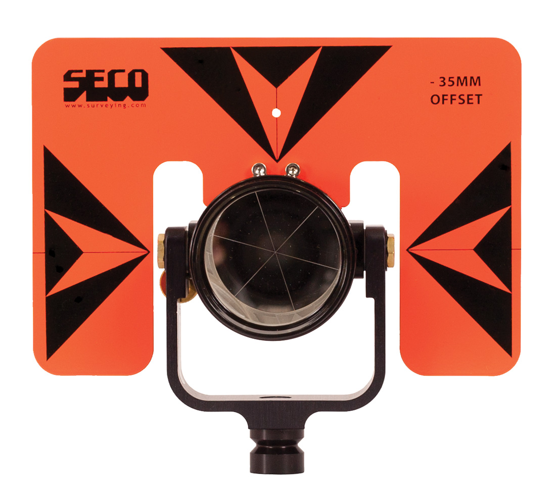 Seco 62 mm Silver Coated Premier Prism Assembly for Trimble