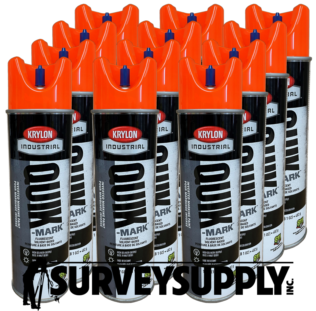 まーきー Krylon A03702007 | Fluorescent Orange Inverted Marking Paint