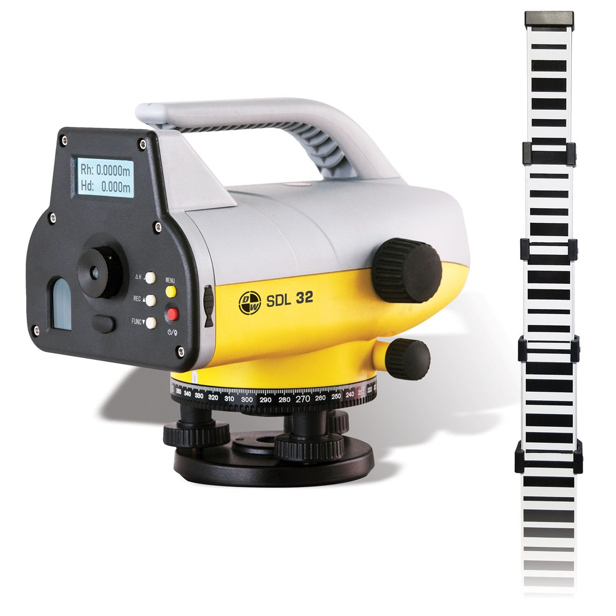 SitePro 32X Magnetic Dampened Digital Level w/ Barcode Rod