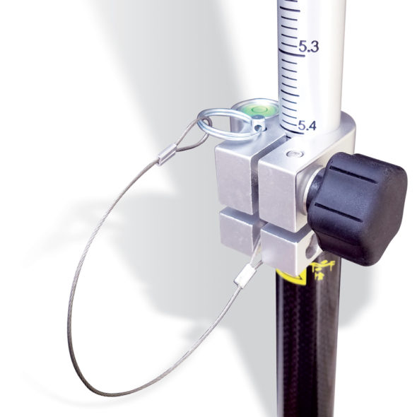 SitePro Topographic Twist-Lock Carbon Fiber Prism Pole w/ Locking