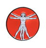 Vitruvian Man Enamel Pin