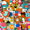 Mid-Century Mod Wrapping Paper Book