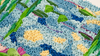 Monet Water Lilies Quilled Card