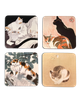 Cats Coaster Set 4