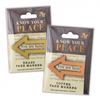 Know Your Place Brass Bookmark
