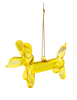 Balloon Dog Ornament Yellow