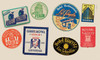 Hotel Metro Vintage Labels