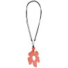 Orange Flower Pendant Necklace