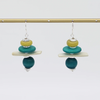 Teal Radiance Earrings