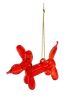 Balloon Dog Ornament Red