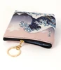 Hokusai Great Wave Keyring Coin Purse
