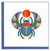 Egyptian Scarab Quilled Card